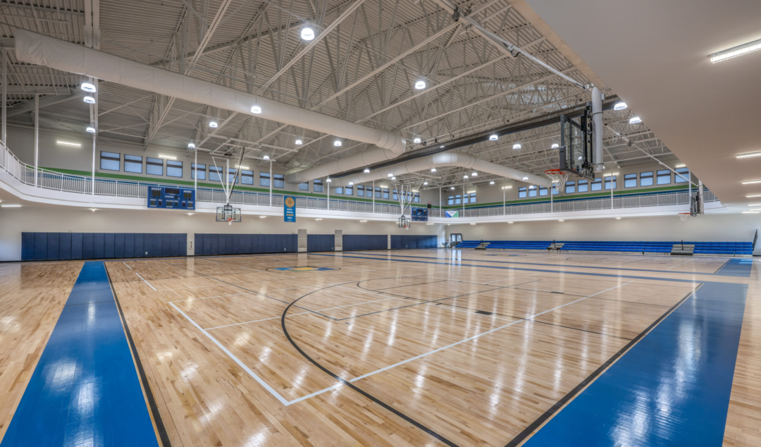 Exterior image of Jessie Davis Gymnasium in Douglasville, Georgia.
